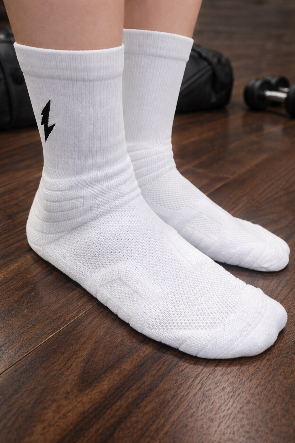Performance Grip Socks – White