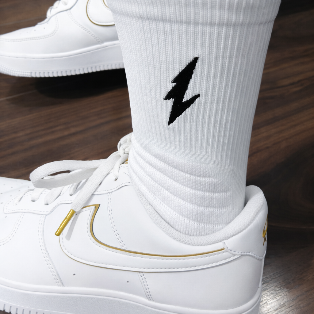 Performance Grip Socks – White