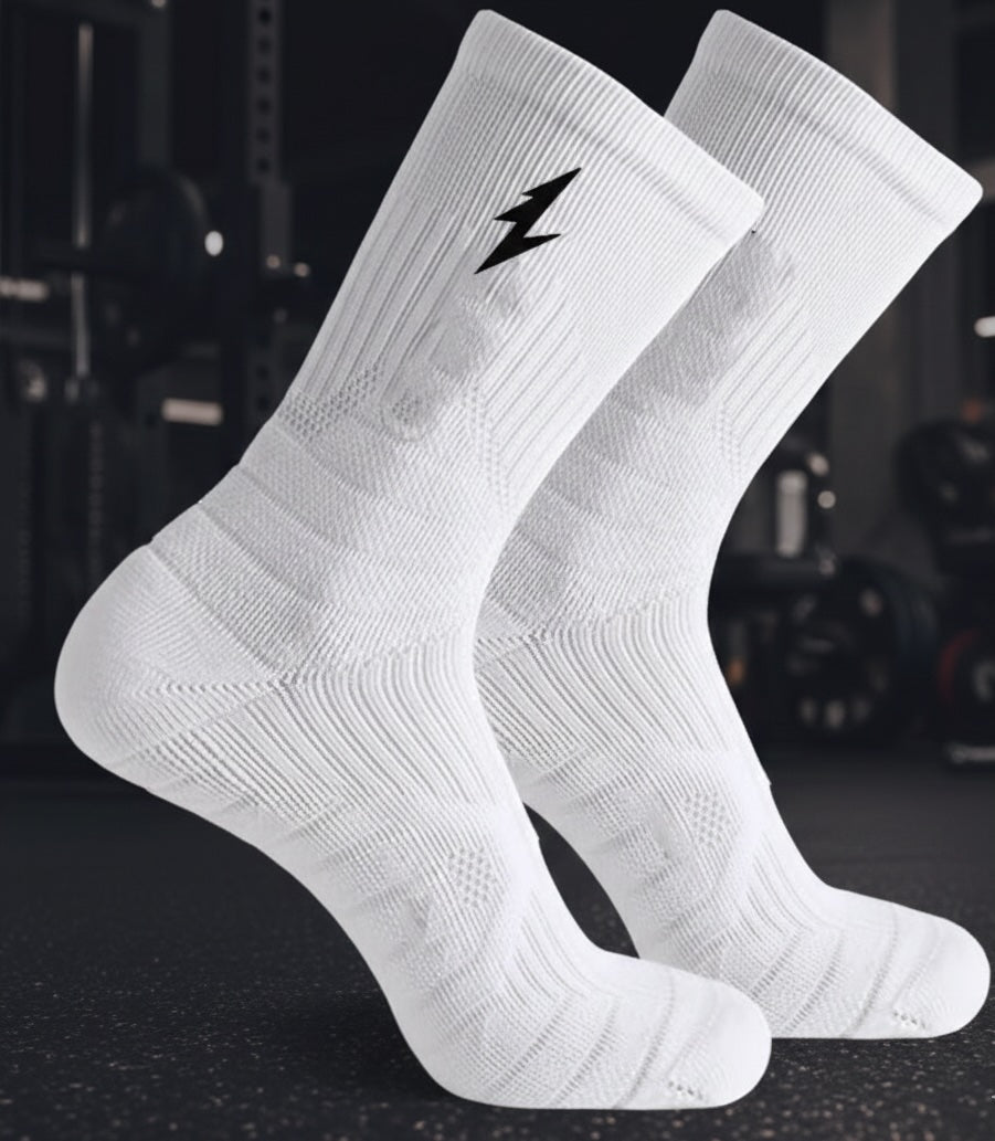 Performance Grip Socks – White